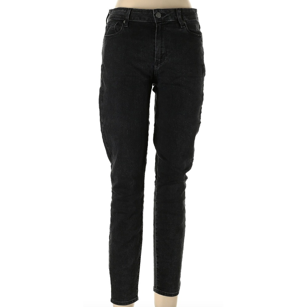 PAIGE - Women's Verdugo Ankle Jeans Size 31 (US 12) Vintage Black Pants Mid Rise